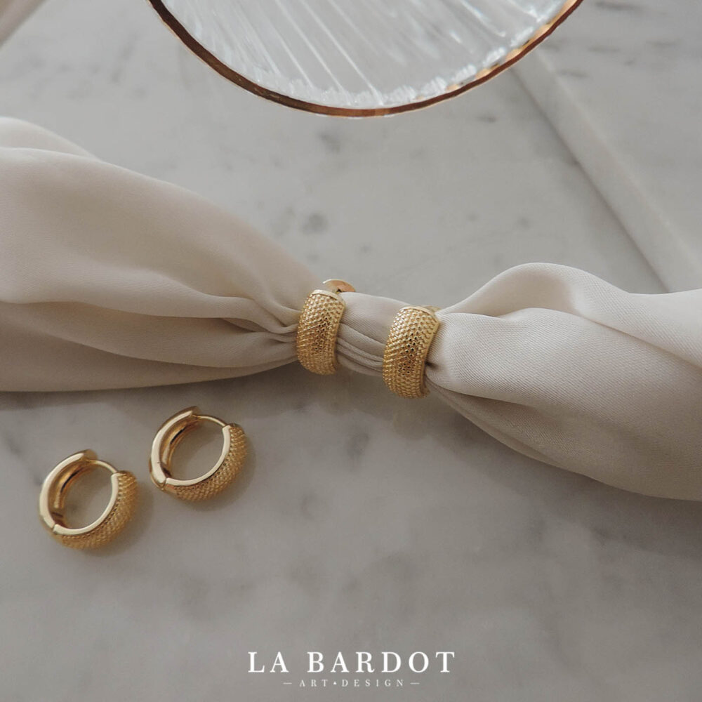 Aros Laminados en Oro | Lupe