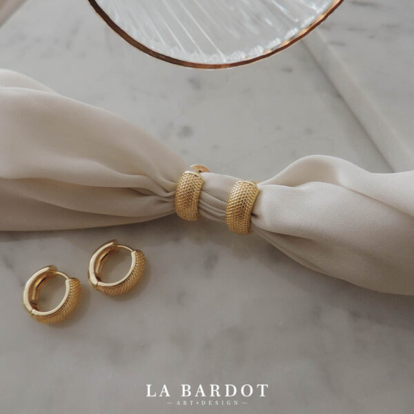 Aros Laminados en Oro | Lupe