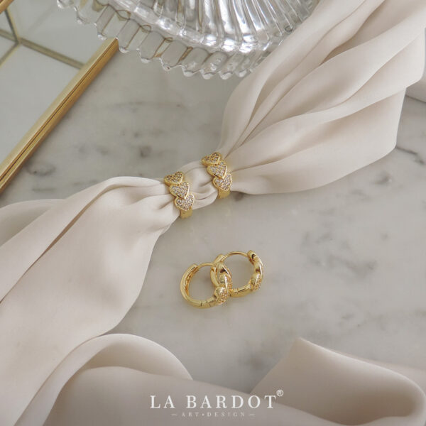 Aros Laminados en Oro | Cloe - Image 2