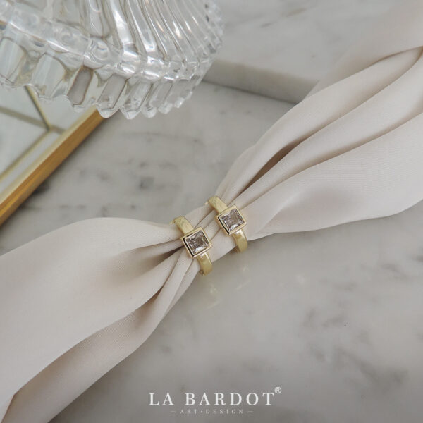 Aros Laminados en Oro | Flatiron