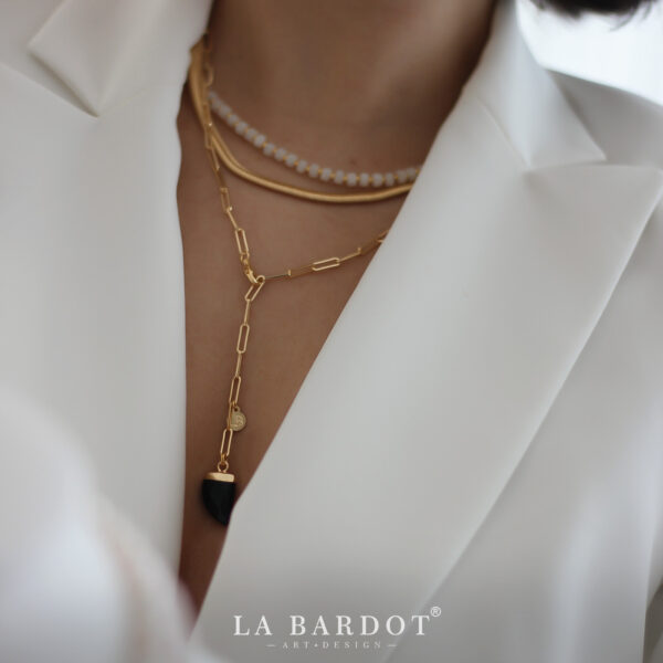 Collar Laminado en Oro | Frank - Image 3