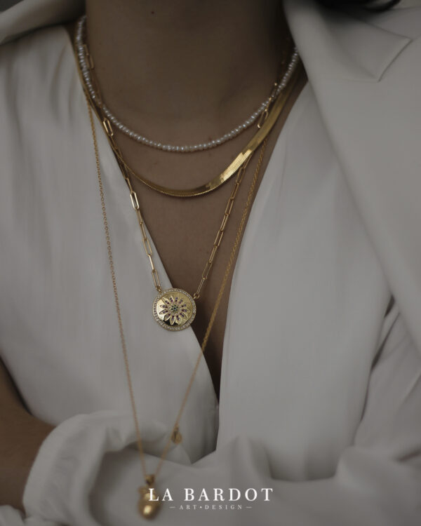 Collar Laminado en Oro | Docia - Image 6