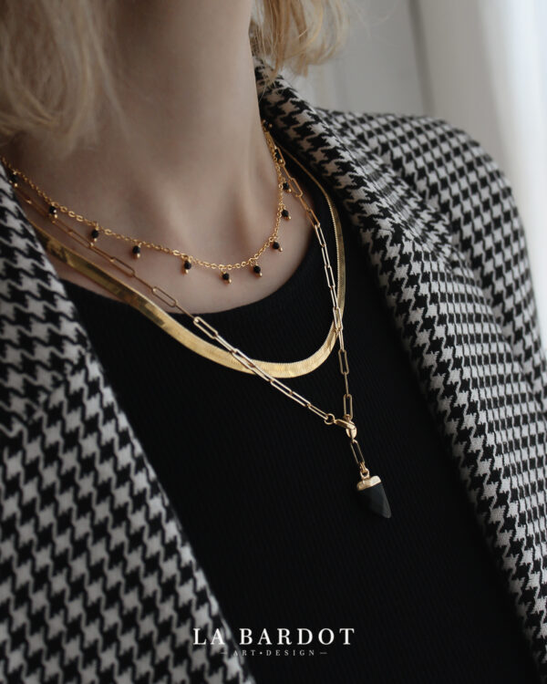 Collar Laminado en Oro | Frank - Image 4
