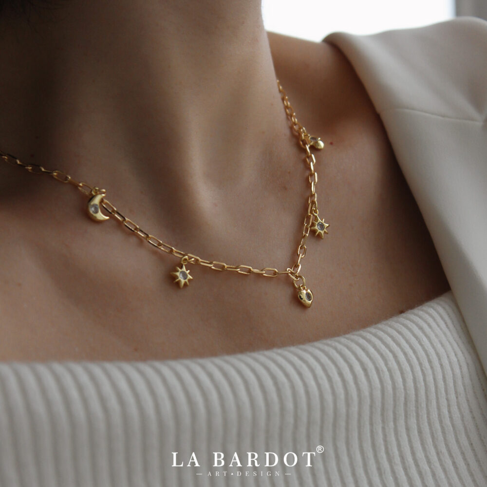 Collar Laminado en Oro | Marga