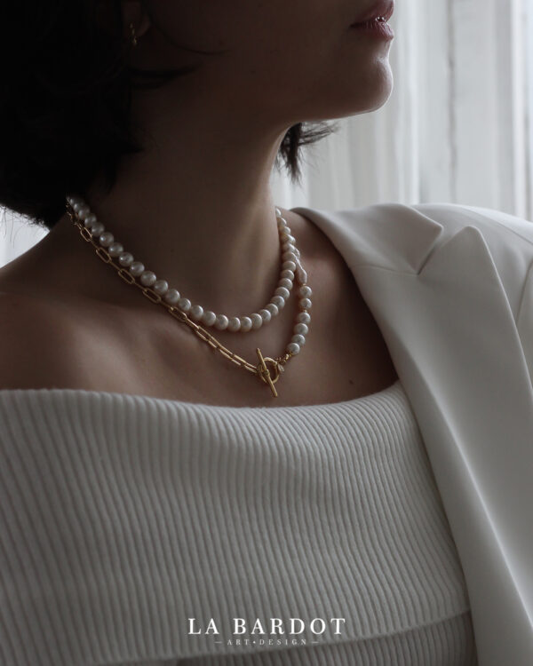 Collar Laminado en Oro | Benin - Image 6