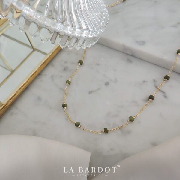 Collar Laminado en Oro | Pistachio