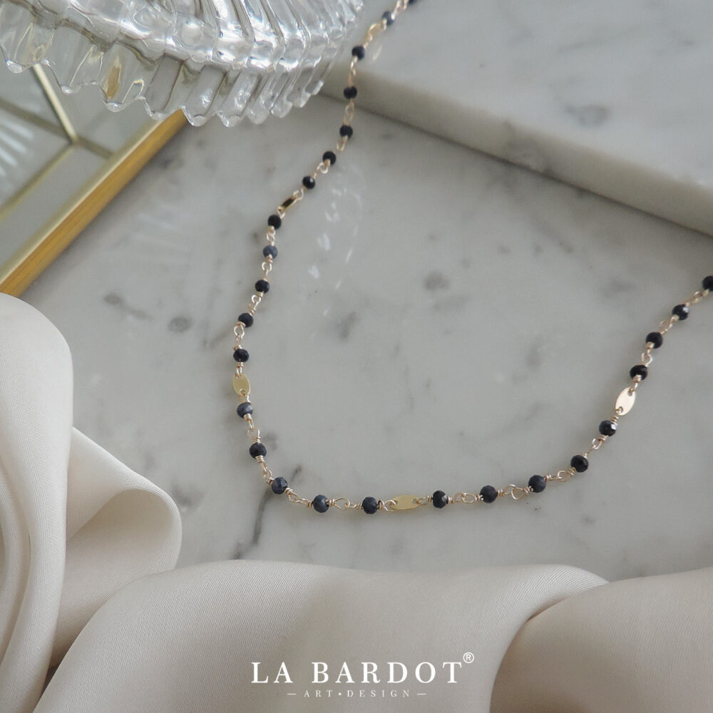 Collar Laminado en Oro | Azurita