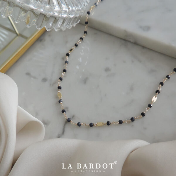 Collar Laminado en Oro | Azurita