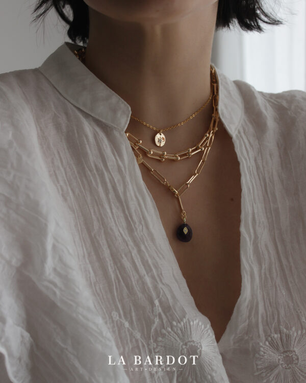 Collar Laminado en Oro | Charles - Image 8