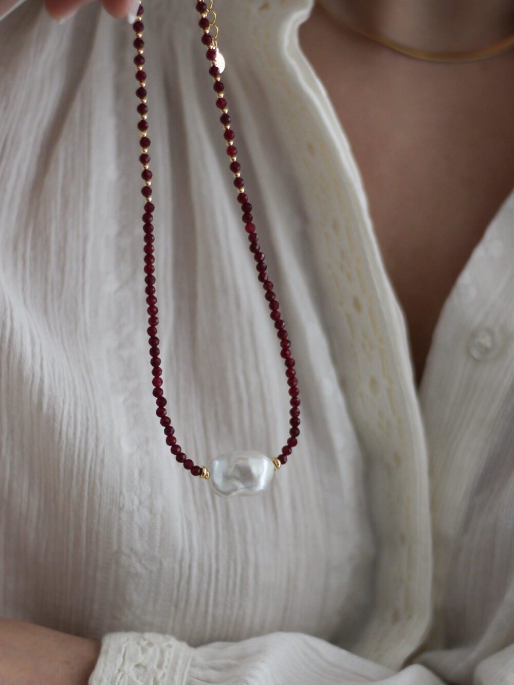 Collar Burdeos